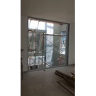 Aluminum and Glass Frame Partition 5