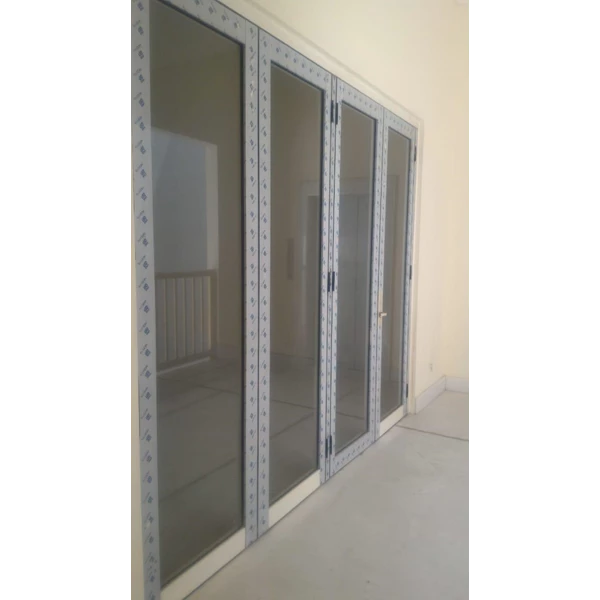 Glass Aluminum Frame Folding Door