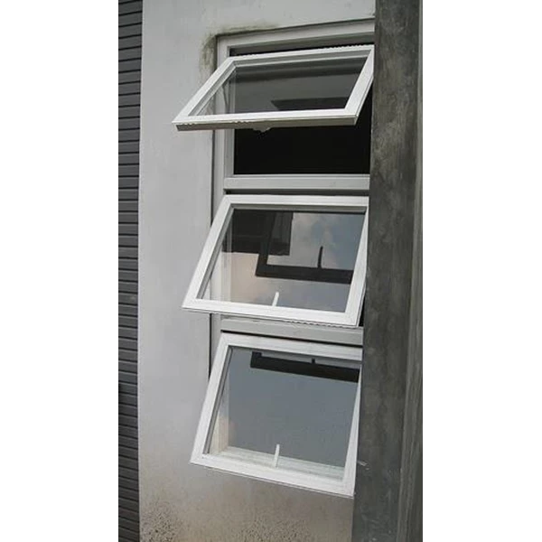 Glass Aluminum Frame Tilt Window