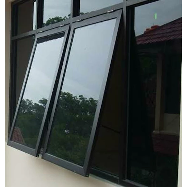 Glass Aluminum Frame Swing Window
