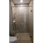 Bath room Tempered Glass Partition 1