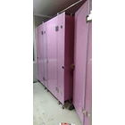 Tempered Glass Toilet Cubicle Partition 5