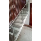 Stainless Stair Railing and Tempered Glass 6
