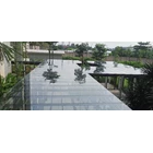 Tempered laminated canopy glass roof 1