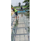 Tempered laminated canopy glass roof 4
